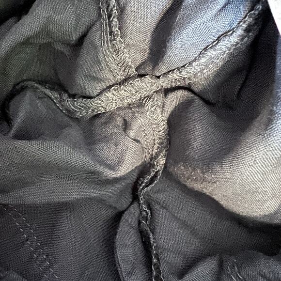 Athleta Voyager Linen Pants Women's Size 2 Granite Blue Adjustable Waist Relaxed - Picture 8 of 12